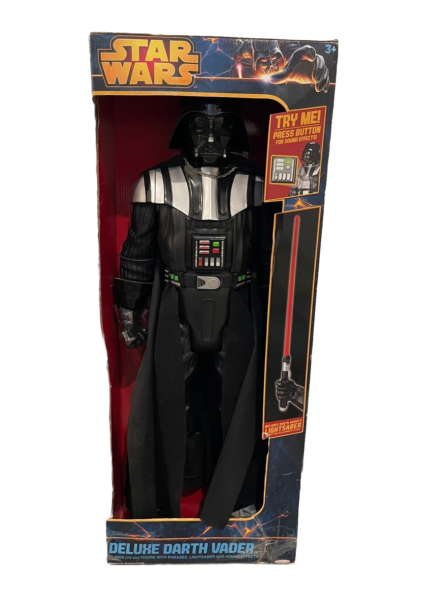 Star Wars Deluxe Darth Vader 31 Inch Action Figure New In