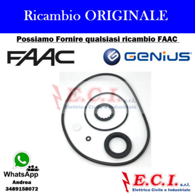 FAAC GENIUS Original 63003368 Serie Dichtungen Für Motor Roller