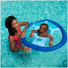 Swimways Toddler Spring Float Pool Inflatable Swim Step 2 First Paddle Blue 540