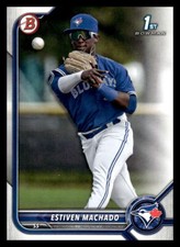 2022 Bowman 1st Edition  Estiven Machado #BP-12 Toronto Blue Jays Baseball