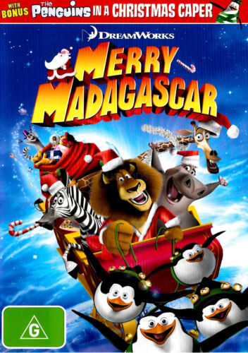 MERRY MADAGASCAR -Rare DVD Aus Stock -Family -Excellent - Picture 1 of 2
