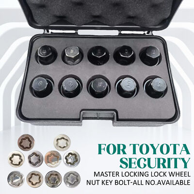 for TOYOTA Security Master Locking Lock Wheel Nut Key Bolt - ALL
