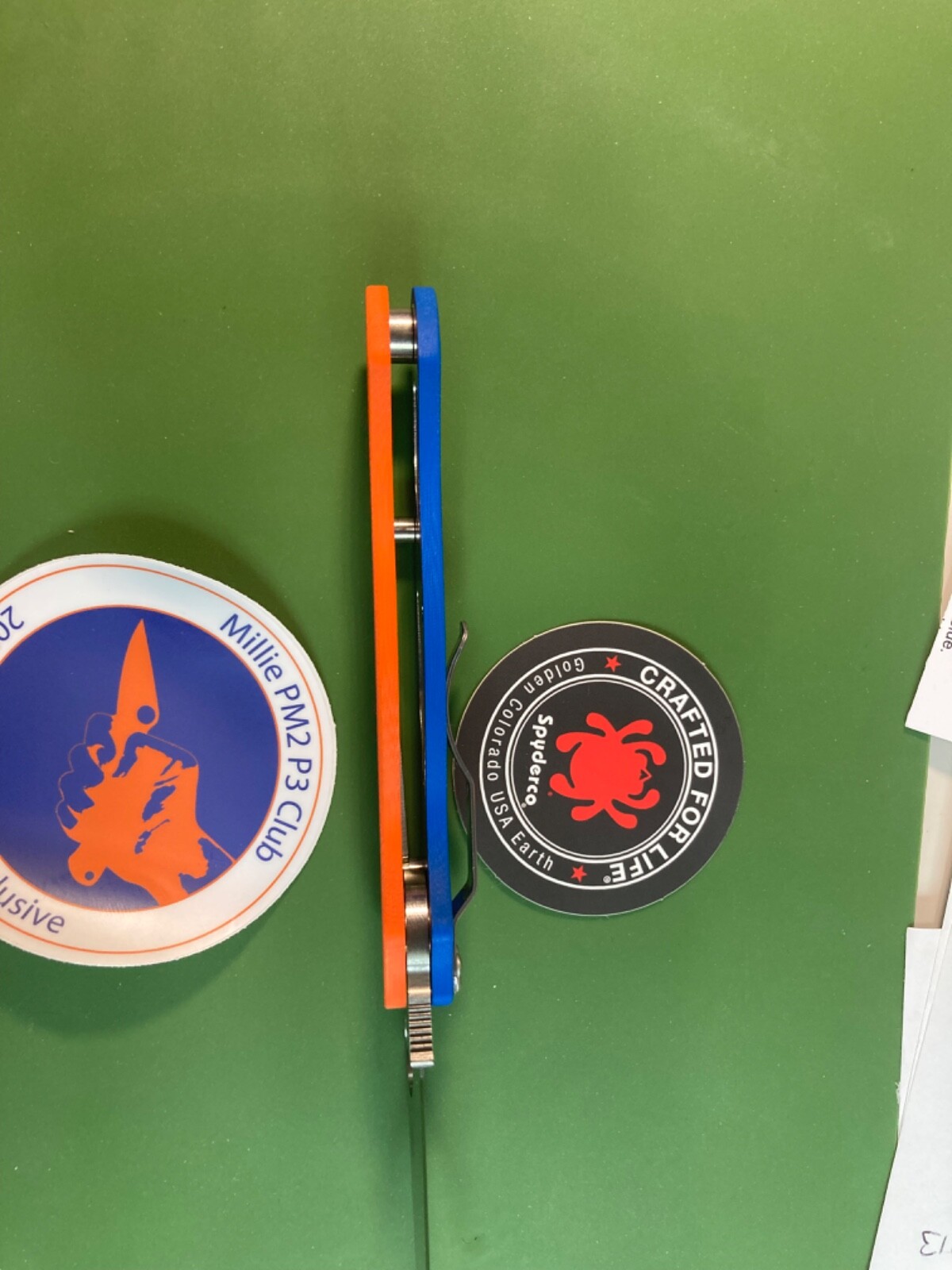 Spyderco Paramilitary 2 Cutlery Shoppe exclusive,Rex 45 satin blade