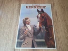 CARTON PLV PUB COGNAC HENNESSY CIRCA 195? WOMAN + HORSE NEW CONDITION 45CMX30CM