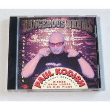 Dangerous Drums Paul Kodish Wicked Drum Loops Midi Files FLOPPY DISK GM FORMAT