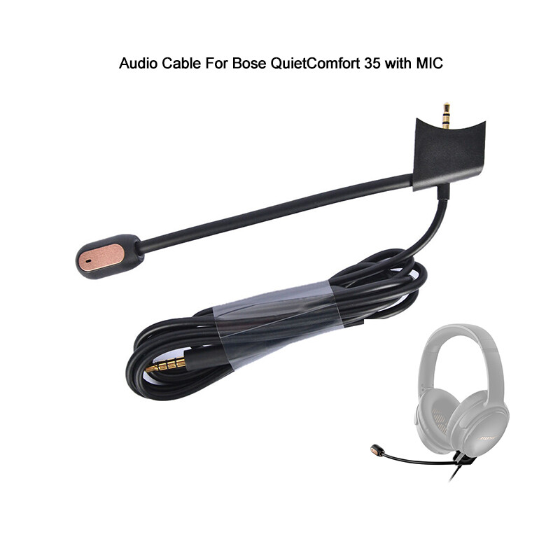 Audio Cable For Bose QuietComfort 35 QC35 II Headsets with MIC - Main Image