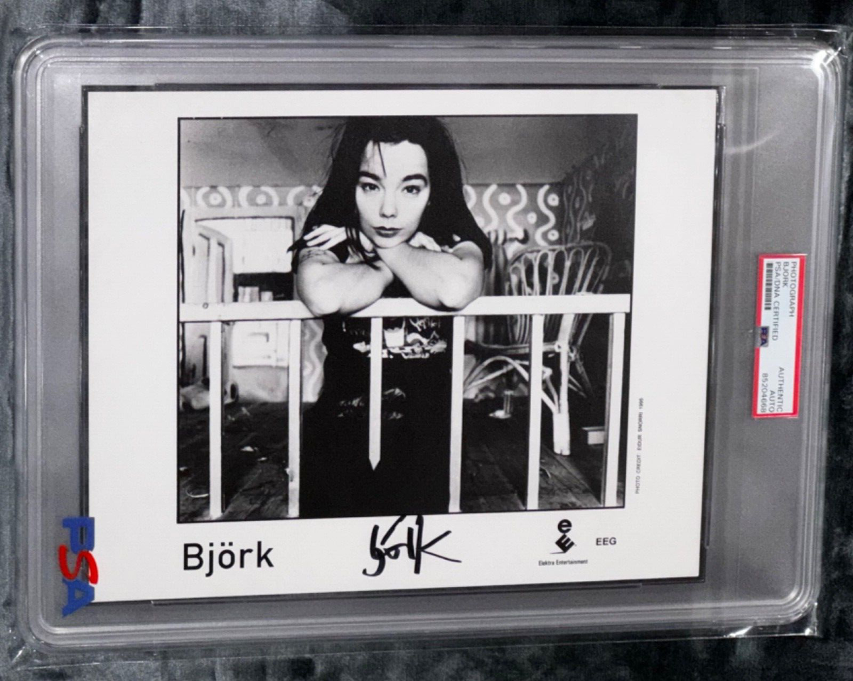 bjork ビョーク直筆サイン Bjork 