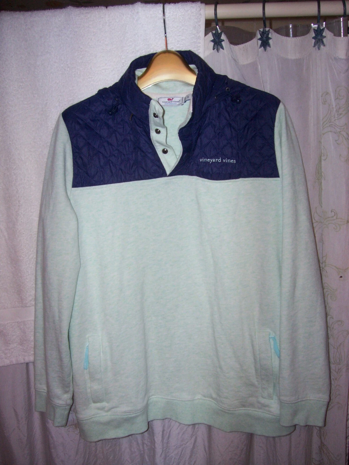men's or women's sz S 41" Vineyard Vines "Performance" line hoodie jacket SUPERB image 4