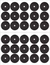 30 Pieces Pool Table Marker Dots, Billiard Spot Stickers Point White