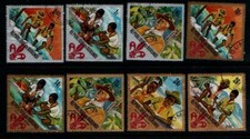 Burundi 1967 World Scout Jamboree part set to 26F SG308-10, 313-17 Used CTO note