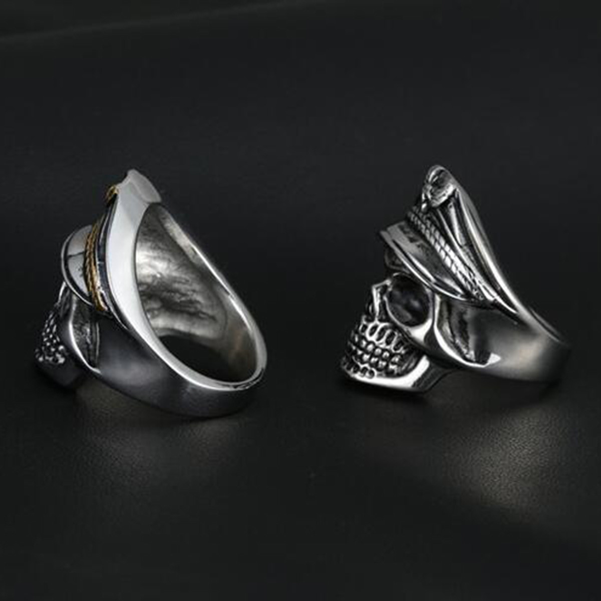 1944’s～★ドイツ国防軍陸軍★Skull Ring★大戦後期 整031 1944's～☆ドイツ国防軍陸軍☆Skull Ring☆大戦後期 整031