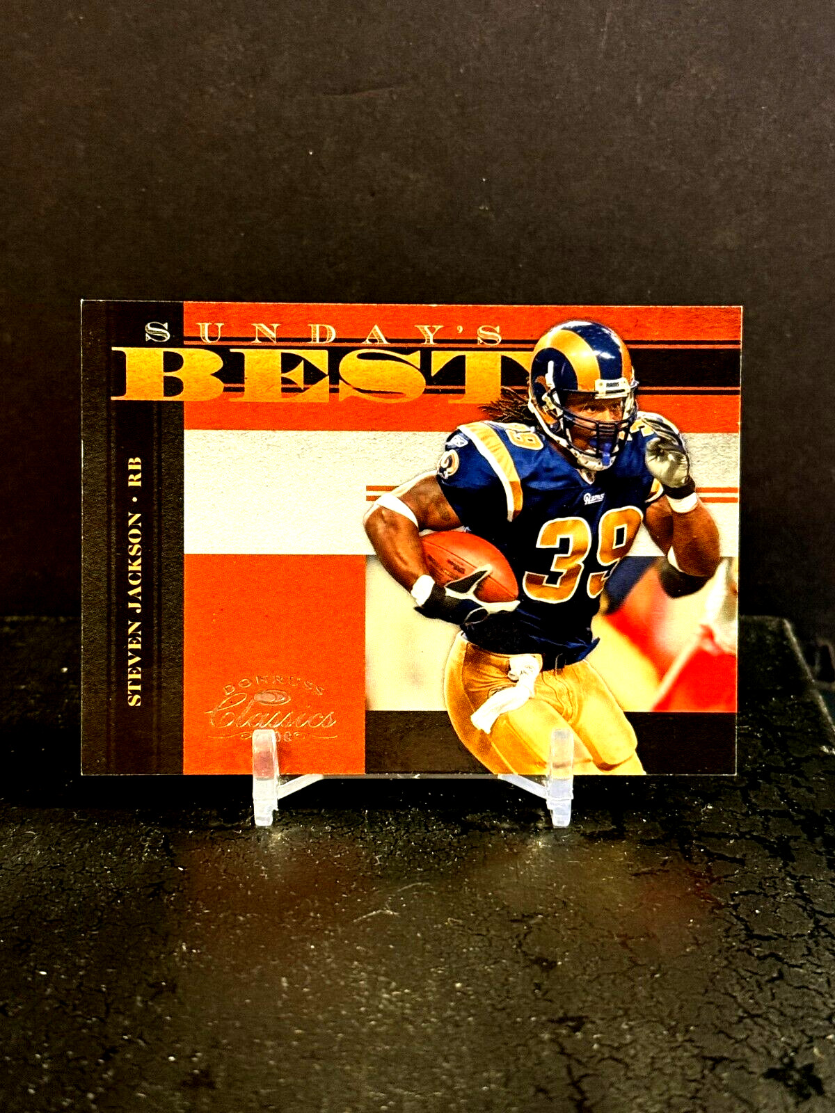 2008 Classics Steven Jackson Sunday's Best Card #SB-30  #'ed /1000