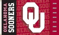 Ncaa Oklahoma Sooners 2-sided 3-by-5 Foot Flag, New, Free Shipping on sale Ncaa Oklahoma Sooners 2-sided 3-by-5 Foot Flag, New, Free Shipping on sale