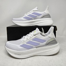 Adidas UltraBoost 5X Comfy Running Shoes / White Voilet / JH9022 / Women's 6.5