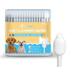 Dog Ear Cleaning Swabs 56pcs Gourd-Shaped Cotton Tips for Dogs' Ears 8