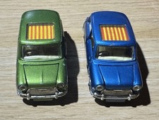 Schönes Original Paar Corgi Toys Nr. 334 BMC MINI COOPER S MAGNIFIQUE