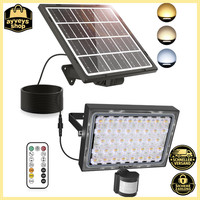Solarlampe AußEn 30W 2600LM Mit Bewegungsmelder Gartenleuchte LED