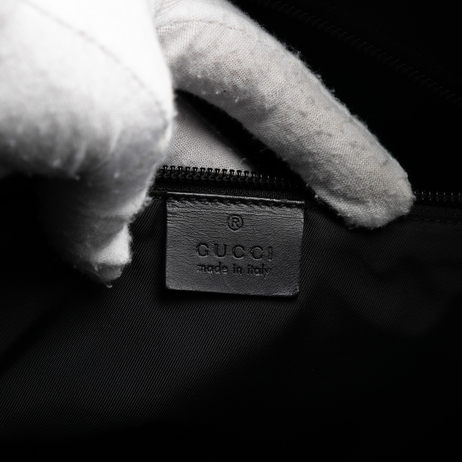 Authenticated Gucci GG Supreme Briefcase Black Coated Canvas Fabric thumbnail 5