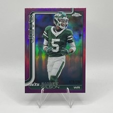 2025-26 Topps Chrome Football Garrett Wilson #235 Pink Refractor /250