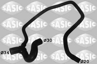 Sasic 3406215 KüHlerschlauch Schlauch KüHlwasser FüR Opel