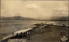 RPPC Playa Balneario Manzanillo Colima Mexico vintage postcard q856