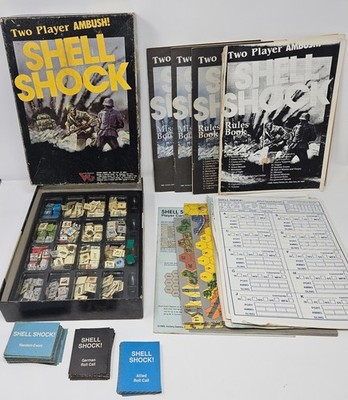 Victory Games Two Player AMBUSH! Shell Shock Game (AS-IS)