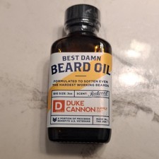 Duke Cannon Best Damn Beard Oil Redwood Scent...