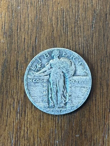 1930S Standing Liberty Quarter VG