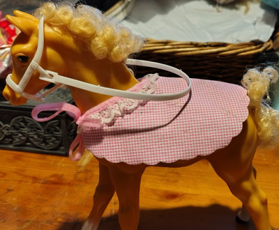 Barbie Dixie Dream Horse De 1983 - Édition Collector - Fabriqué à Taïwan - Avec Accessoires