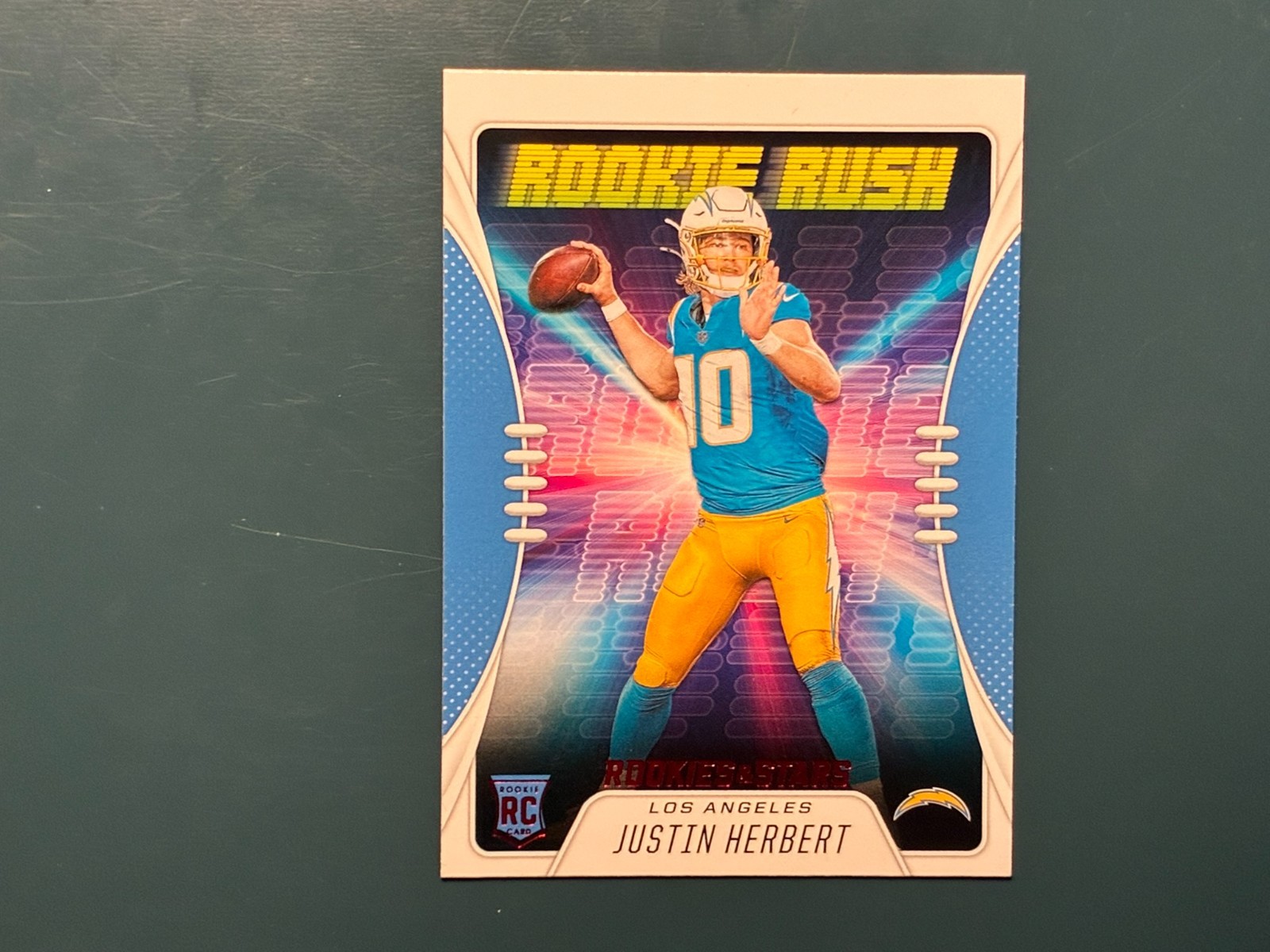 2020 Panini Rookies & Stars - Rookie Rush Justin Herbert #RR-3 (RC)