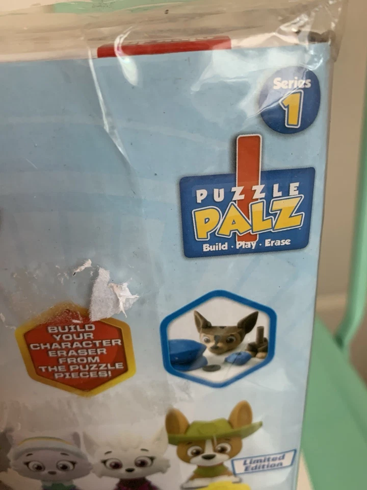 Nuevo sellado 2018 Paw Patrol caja ciega rompecabezas borradores y caja de exhibición serie 1 Foto 4 de 4