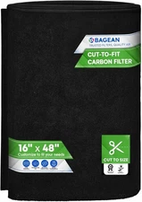 Cut to Fit Activated Carbon Filter Sheet 16” x 48” - Air... 