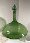 VINTAGE BLENKO GLASS SHIPS DECANTER 6716 AIRTWIST STOPPER JOEL MYERS 15.25"