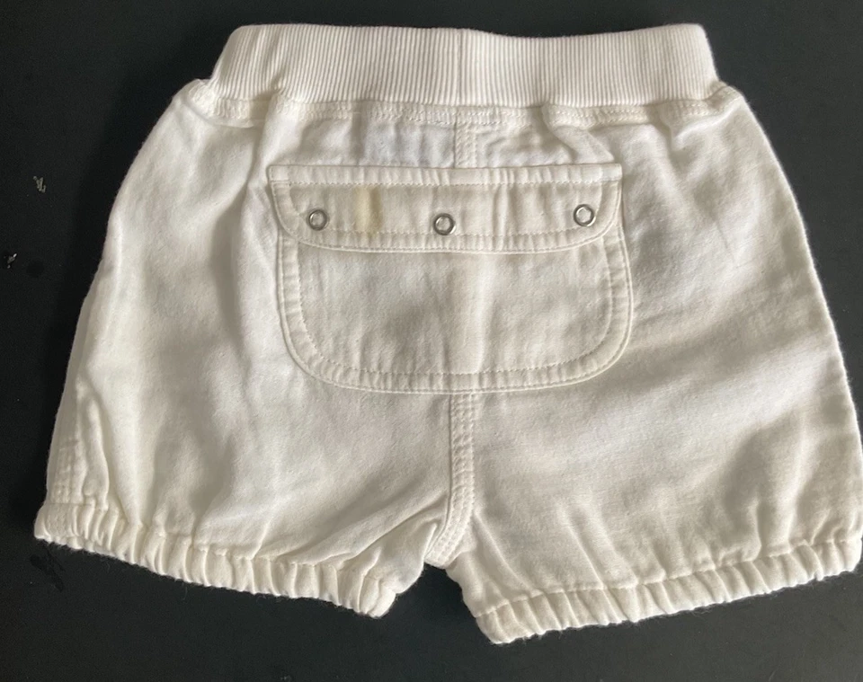 PETIT BATEAU UNISEX BEBÉ 6 MESES BLANCO 100% ALGODÓN CORTO NUEVO CON ETIQUETAS Foto 2 de 4