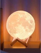 CPLA Moon Lamp Upgrade 128 Colors, Gifts for Women Men Friends Her Mom Sister, C