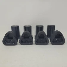 Fits Milwaukee M12 Tool and Battery Holder Mount Black 4 of Each Organizer