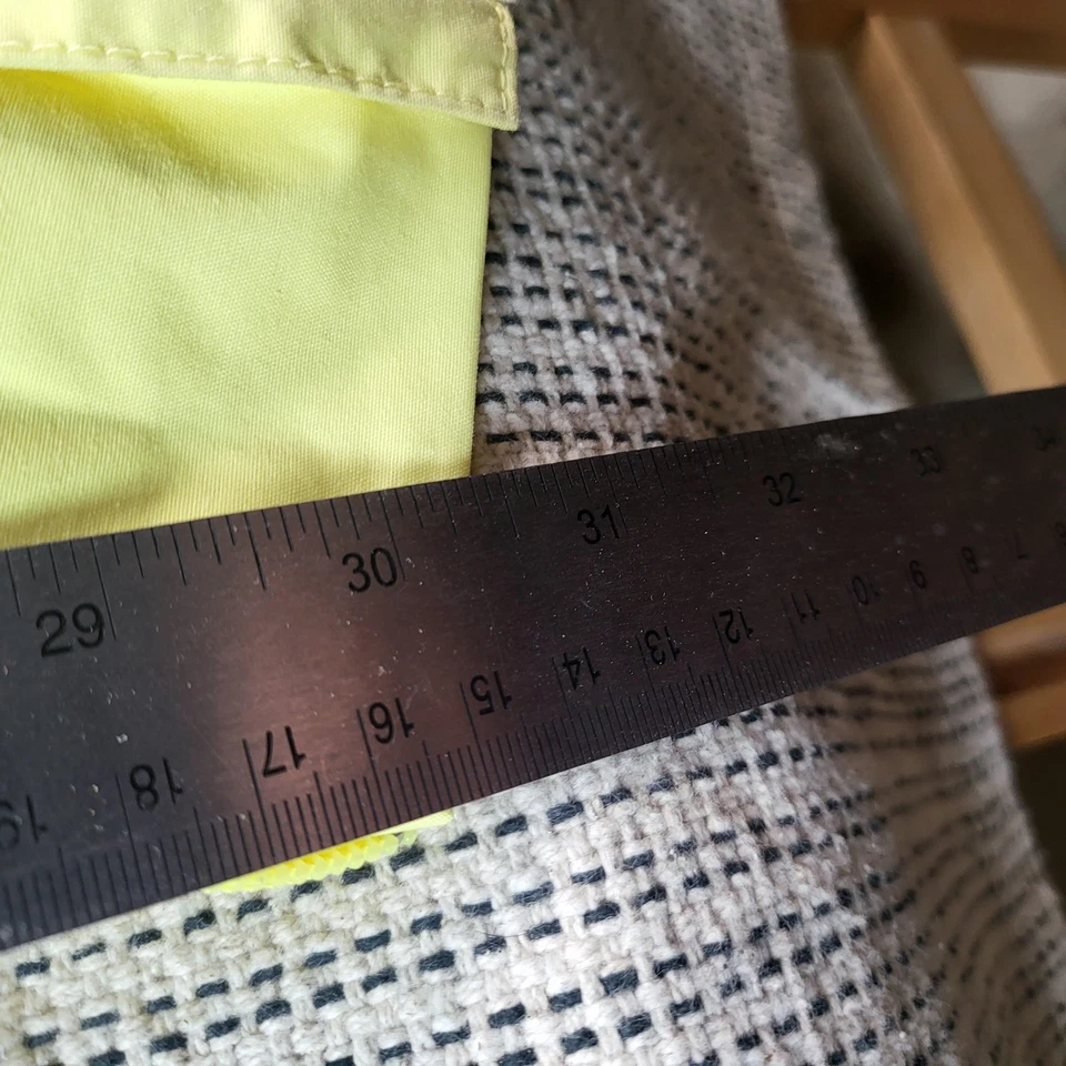 Nike Snowboarding Pants Mens Large Yellow RECCO Cargo Zip Vents Ski Waterproof - Image 3 of 4