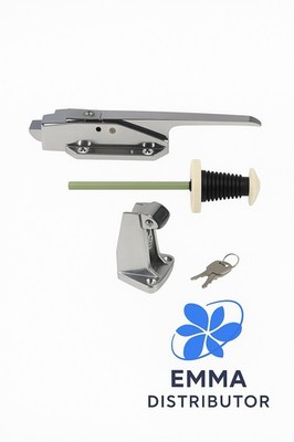  COMPLETE DOOR LATCH SET WITH INSIDE RELEASE & KEYS