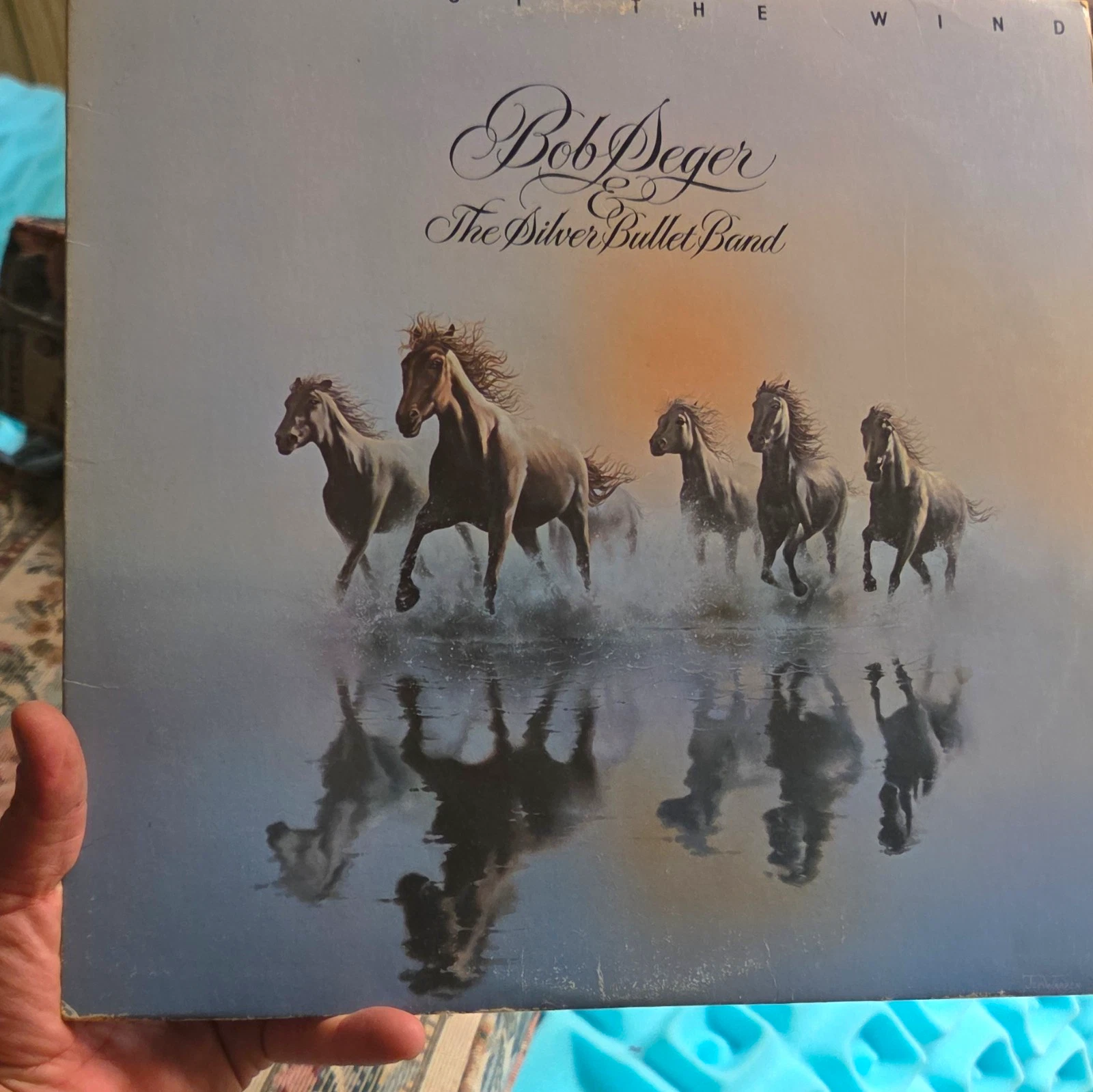 Bob Seger & The Silver Bullet Band Against the Wind LP 12" Vinyl Capitol Rock