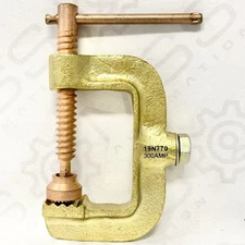 Welding Ground Clamp 19N770 Heavy Duty Ground Clamp Welding Machines 300A 2-1/2