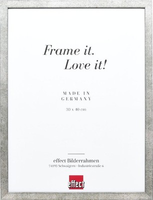 Effect Bilderrahmen Holzrahmen Profil 42 Museumsglas silber 10,5x14,8 cm