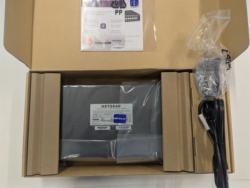 Netgear JGS516PE-100NAS 16 Port Network Switch 8 POE Ports - Image 2 of 4