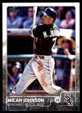 Micah Johnson 2015 Topps #636 White Sox MLB READ FREE SHIPPING AutographDen