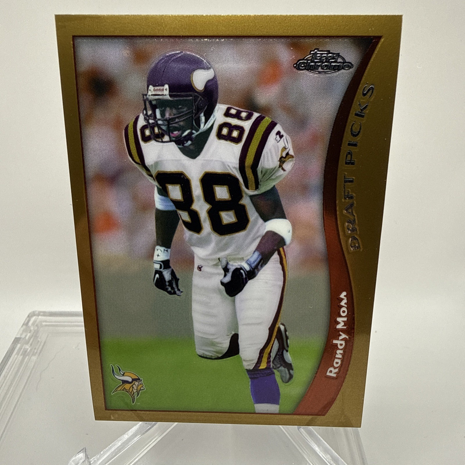 1998 Topps Chrome #35 Randy Moss RC Rookie Vikings