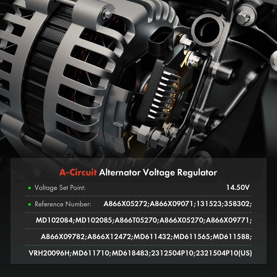 Regulador de voltaje del alternador para Hyundai Elantra Chrysler Dodge Mitsubishi Eagle Foto 2 de 4