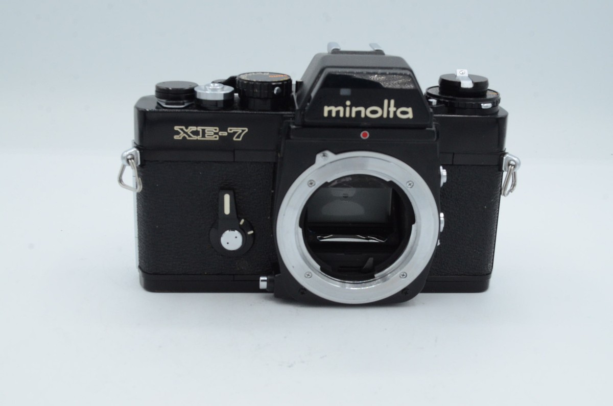 Minolta XE 35mm Film SLR Camera Body, Black (Japanese