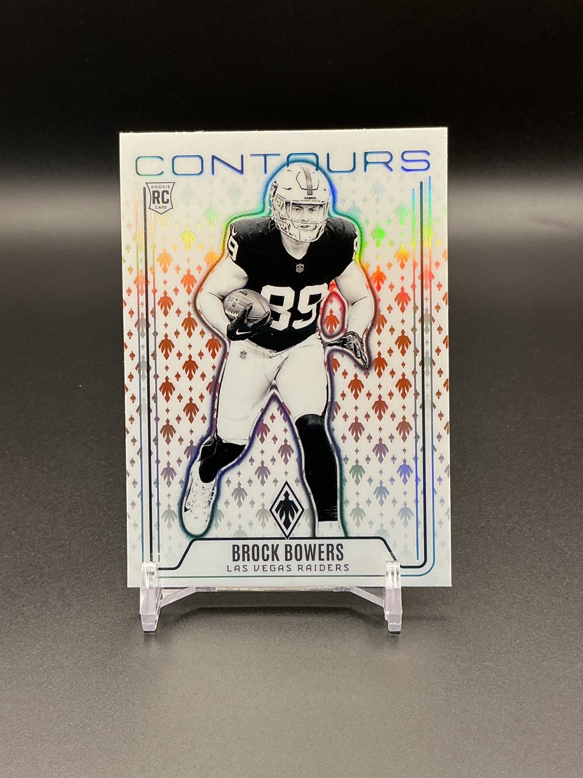 2024 Panini Phoenix Contours #CON-BBS Brock Bowers - Orange RC