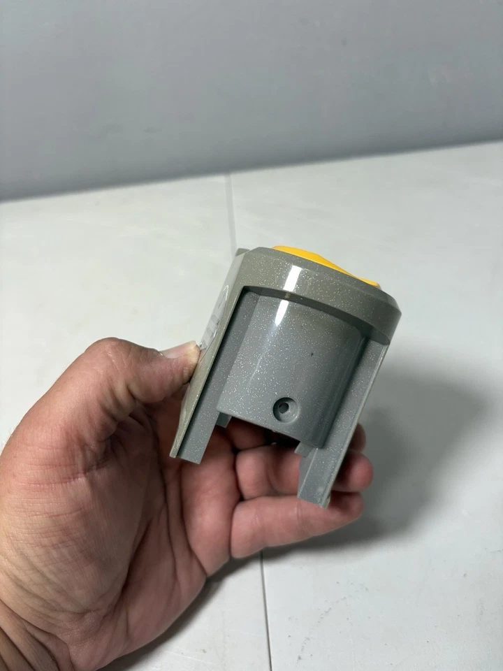 Genuine Dyson DC07 Switch Cover/Housing in Yellow & Silver/Grey - Used - Image 2 of 4