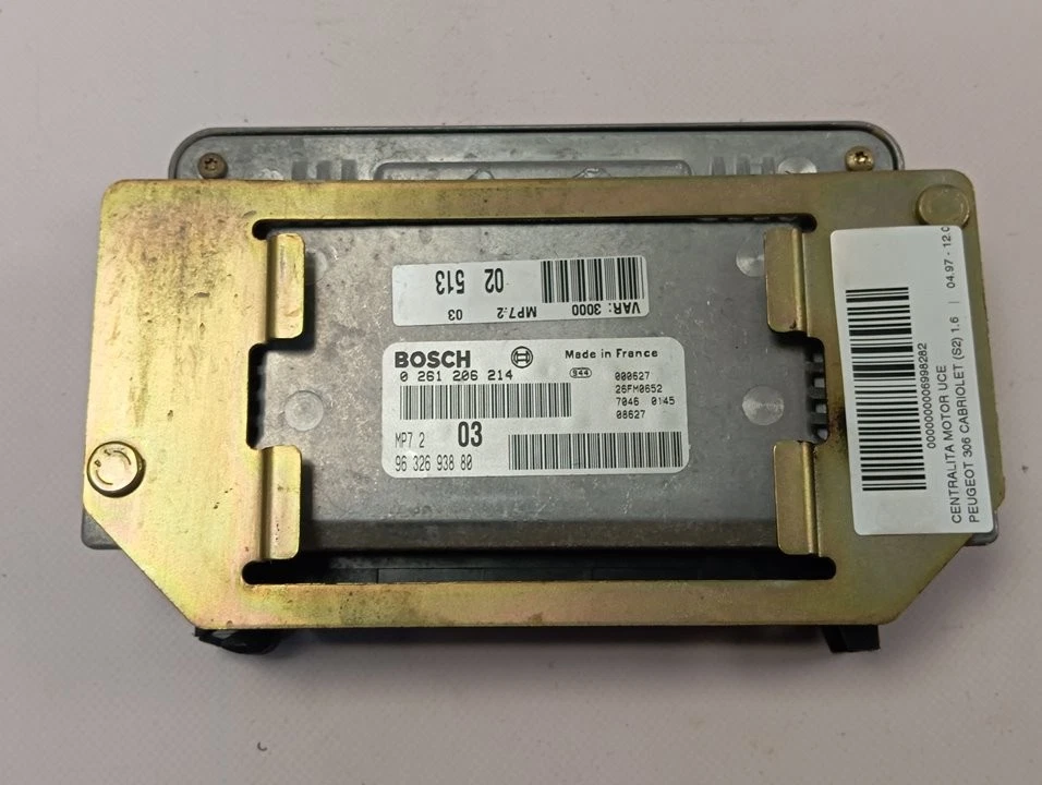 9632693880 CENTRALINA MOTORE / 6998282 PER PEUGEOT 306 CABRIOLET S2 1.6 - Immagine 2 di 4