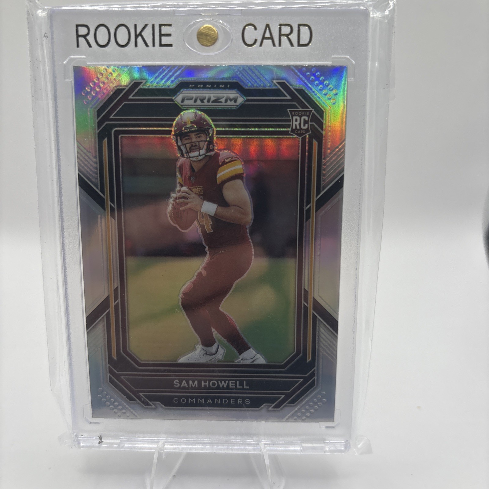 Sam Howell 2022 Panini Prizm #306  Silver Prizm Rookie Card RC